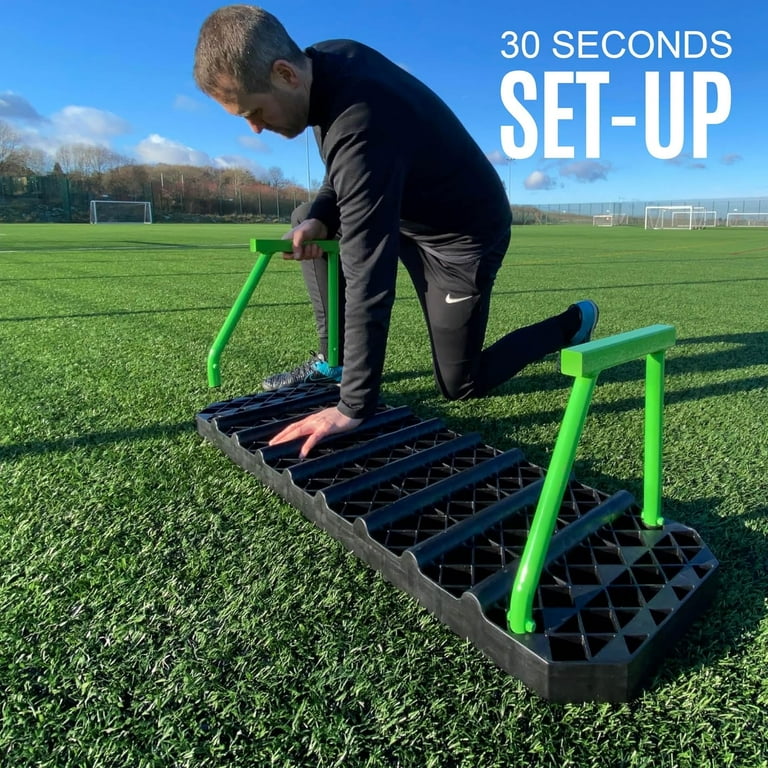 QUICKPLAY Station Soccer Rebound Board - Portable Dual Surface