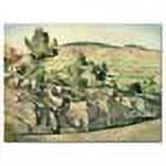Trademark Fine Art "Hillside in Provence, 1886" Canvas Art by Paul Cezanne