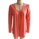 thumbnail image 2 of Camiseta casual de manga larga para mujer NikouMX ajuste holgado, 2 of 3