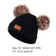 thumbnail image 4 of Sonducket Bufanda Bebé Invierno Cálido Kit Tejido Elasticidad Protector térmico Clima frío Cómodo Versátil Sellado Bufanda rosa Sombreros bola de pompón marrón negro Sonducket AP008793-03B, 4 of 6