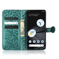 thumbnail image 3 of Allytech Shell Cover Case for Google Pixel 7 Pro 6.7-inch 5G, PU Leather Lanyard Card Slots Folio Stand Shockproof TPU Interior Magnetic Flip Wallet Women Men Case for Google Pixel 7 Pro 2022, Green, 3 of 8