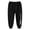 Black, variant on JIAYUE Boy's Jogger Pants Fashionable Loose Fit Solid Color Full Length Wide Leg With Casual Athletic Sweatpants For Kids Comfortable Elastic s Playwear Trousers For Child ,3-4 Years
