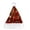 RED/GOLD, variant on Christmas House Festive Reversible Sequin Santa Hats, 15 in.; Green