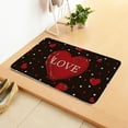 thumbnail image 6 of EUDIDV Romantic Presents Valentine Day Living Room Bedroom Straight Carpet Floor Mats Bathroom Absorbent Non-slip Mats Kitchen Foot Mats Valentine's Decor, 6 of 6