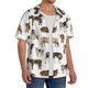 thumbnail image 2 of Balery Cow Camisa Casual de Manga Corta con Botones para Hombre, Texturizada, Estilo Cubano, para Playa, Verano-XX-Large, 2 of 5