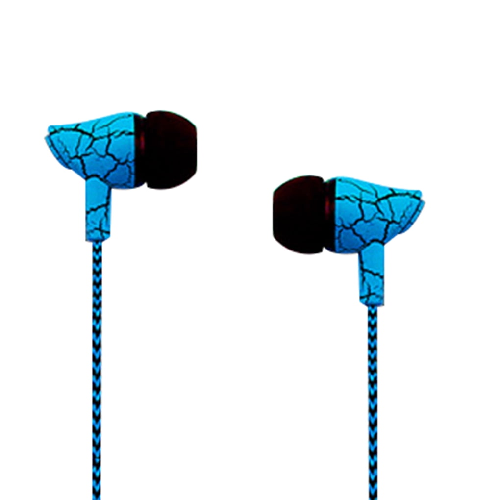 3.5mm In-Ear Earphones Bass Headphone Stereo Headset Earbuds Braided Cloth Rope 