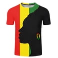 thumbnail image 3 of Haut à Manches Courtes Imprimé pour Homme, Col Rond, Respirant, Polyester Spandex, 3 of 4