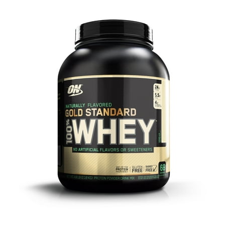 Best Optimum Nutrition 100% Natural Whey Gold Standard, Vanilla, 24g Protein, 4.8 Lb deal