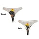 thumbnail image 3 of Balery Dachshund Sitting in Bathtub Tangas de Algodón para Mujer con Estampado – Ropa Interior Sexy, Transpirable, G-string-Large, 3 of 6