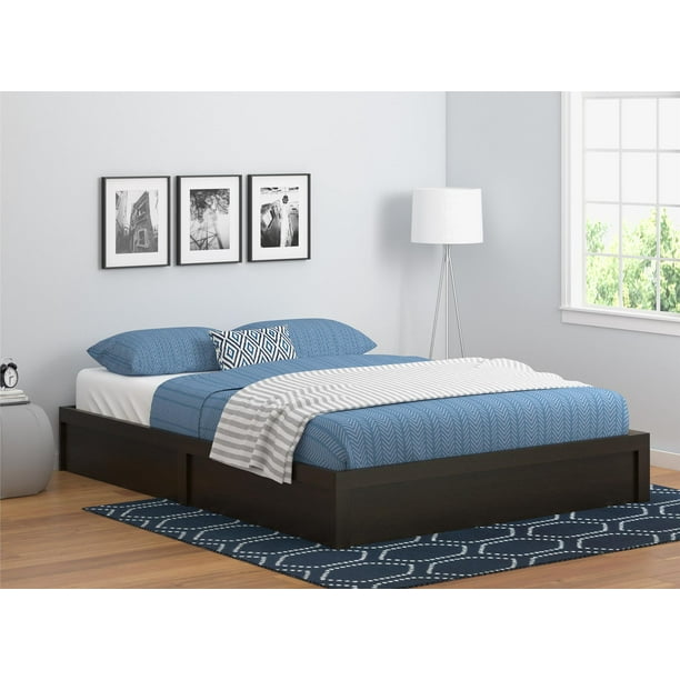 Ameriwood Home Platform Queen Bed Frame, Multiple Colors Available