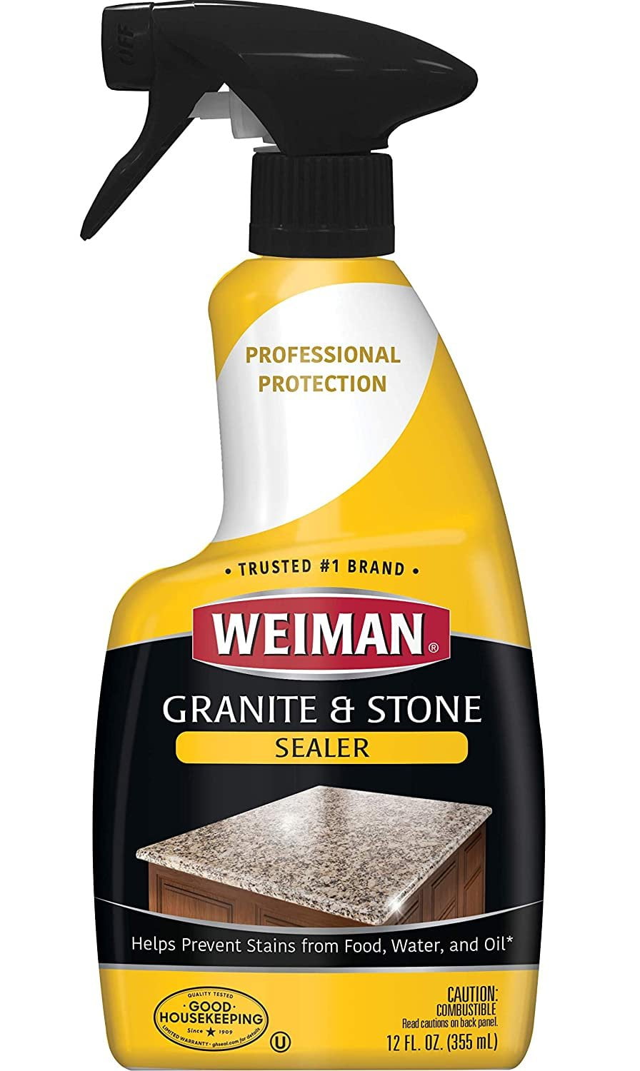 Weiman Granite Sealer and Protector for Granite Marble Onyx Travertine