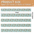thumbnail image 3 of 5 Rolls Christmas Ribbon 1.5 inch Wide Decorative Ribbon for Gift Wrapping and Holiday Decorations Cute Otter Pattern, 3 of 7