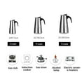 thumbnail image 4 of Tasse Percolateur Artisanat Accessoires de Déjeuner 600ML Pots Moka Fournitures de Café Poignée Design Pot Bouilloire Filtrante 2 Bouilloires/100ml, 4 of 8
