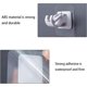 thumbnail image 2 of Curtain Pole Brackets, Self Adhesive Curtain Rod Bracket, 2 Pcs Transparent Curtain Rod Bracket Holders, Bathroom Kitchen Curtain Hook Fixing Rod Holder (2Pcs Clear), 2 of 5