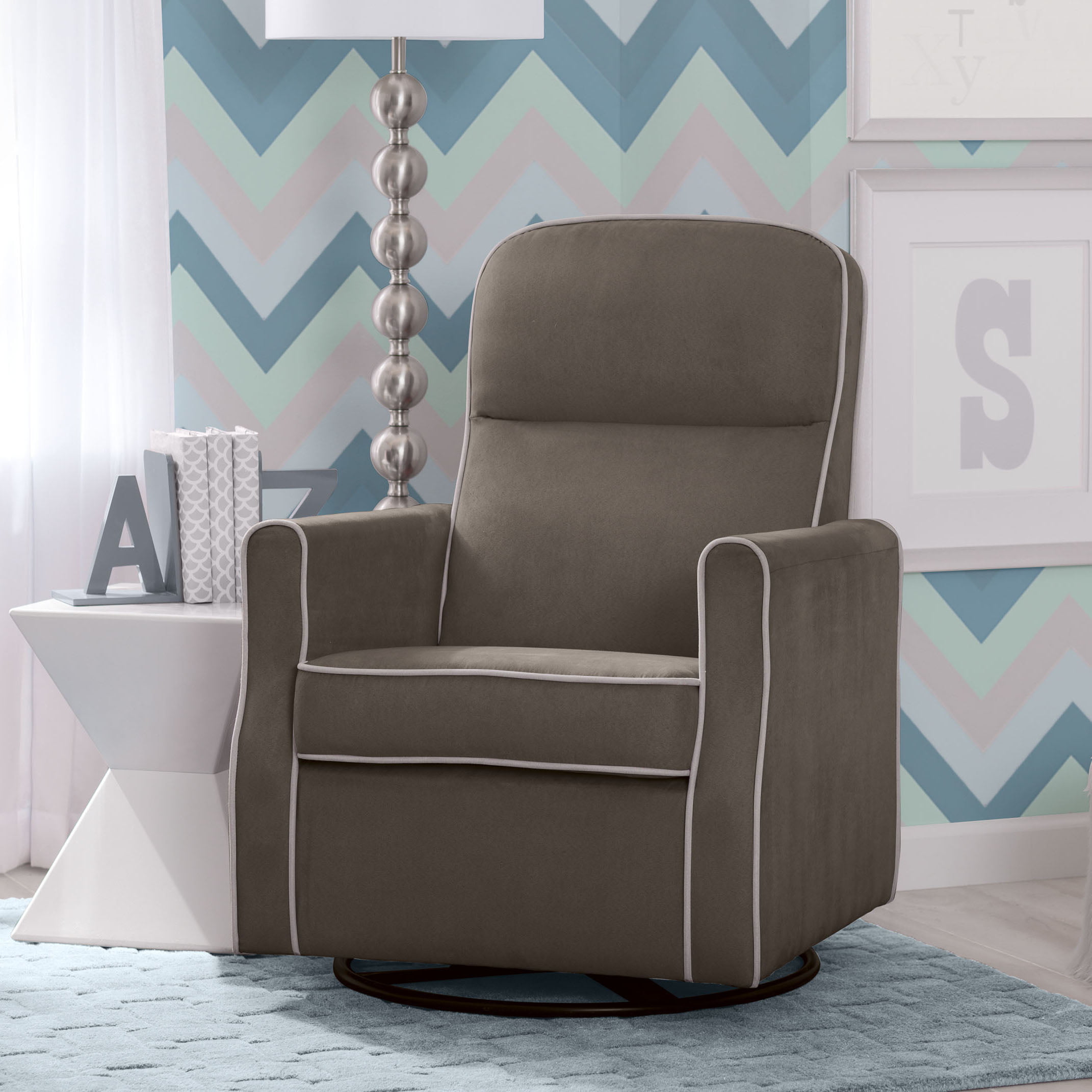 nursery glider swivel rocker chair