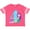 Football Pink and White, variant on Inktastic Fourth Birthday Mermaid Girls Toddler T-Shirt
