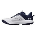 thumbnail image 3 of Under Armour Men's Yard Turf Low Baseball Shoe, Navy \ White,9.5 M US, 3 of 5