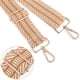 thumbnail image 5 of Sonducket Correa de bolso de longitud ajustable, correa de bolso cruzado de aplicación amplia a la moda, correas para bolso de hombro Ropa, zapatos y accesorios Miscelánea marrón claro, 5 of 6