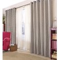 thumbnail image 2 of Thermalogic Insulated Grommet-Top Checked Curtain Pairs 84", 2 of 2