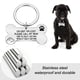 thumbnail image 5 of Etiqueta de perro que talla la etiqueta de perro divertida del animal doméstico etiqueta personalizada etiqueta del collar de perro del acero inoxidable, 5 of 5