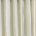 thumbnail image 6 of 3S BROTHERS Solid Linen Look Curtains Drapes Home Decorative Set of 2 Panels Linen Window Curtains Hanging Back Tap & Rod Pocket Nursery Room Bedroom Office - Cream 52"x84" Each, 6 of 7