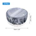 thumbnail image 2 of Uxcell 5Pcs Satin Fabric Drink Cover Scrunchie for Alcohol Protection Party, Denim Blue, 2 of 5