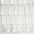 thumbnail image 6 of Lush Decor Allison Ruffle Skirt Polyester Bedspread, Full, White, 3-Pc Set, 6 of 11