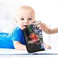 thumbnail image 5 of Vintage Skull Floral Baby Muslin Washcloths Soft Absorbent Face Towel, 3 PCS Spring Colorful Flowers Burp Cloths Cotton Bath Wipes Infant Wash Cloth for Newborn Boys Girls 12"x12", 5 of 7