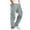 Gray, variant on Mens Cargo Pants Casual Joggers Athletic Pants Cotton Loose Straight Sweatpants 2025