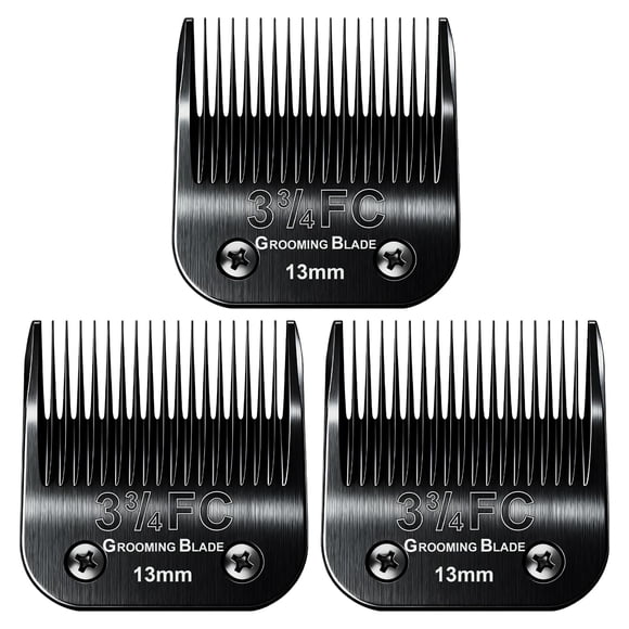Cuchillas de aseo canino MEMIRY 3-3/4 FC 13 mm para Andis, Oster y Wahl