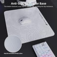 thumbnail image 4 of CM05 Glass Gaming Mouse Pad, 17.7x15.7 in Large Mouse Mat, Non Slip 9H Hard Mousepads, Nano-Textured Glass Surface with Improved Precision and Speed for FPS Players - White Contour, 4 of 7