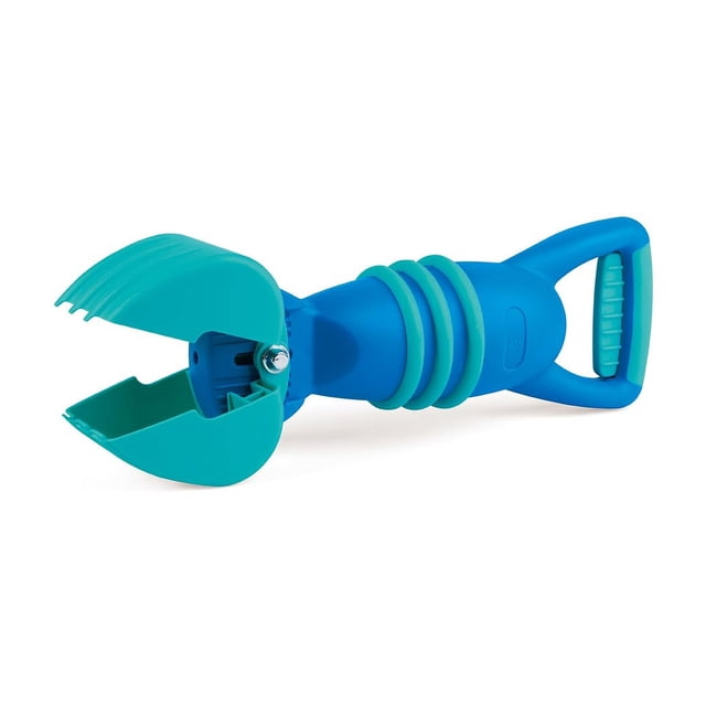 Sand Beach Toy Grabber Hape Garden Sandbox para niños, color azul