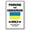MultiColor, variant on SignMission Z-Ukrainian Country 8 x 12 in. Parking for Ukrainian Only Sign