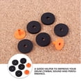 thumbnail image 3 of HEANUJJ 7pcs Hi Hat Clutch Felt Cymbal Sleeves Set Reliable Cymbal Washers for Enhanced Performance and Setup Control, 3 of 8