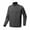 Dark Gray, variant on Zedker Men's Jacket Fleece Lined Waterproof Stand Collar Soft Lightweight Shell Rain Jacket Windbreaker Outdoor Hiking with Pockets Army Green L