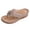 Khaki, variant on Flower Platform Wedge Dress Backless Sandals for Women Plantar Fasciitis with Arch Support Boho Beach Casual Leather Chunky Heel Orthotic Flip Flops Walking Slides Slippers Black Size 8.5