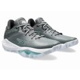 thumbnail image 1 of ASICS NOVA SURGE LOW 1061A043 021 Steel Grey Teal Tint Basketball Shoes, 1 of 6
