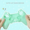 thumbnail image 2 of Funda protectora de silicona para mando de PS5, funda protectora con orejas de gato y tapa para joystick, 2 of 6