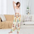 thumbnail image 4 of Dailycode Women's Pajama Pants Wide Leg Lounge Pj Bottoms With Pockets Sun and Kids, 4 of 7