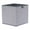 Grey L, variant on Unique Bargains Storage Cube Bin with Handles 1 Pack Collapsible Storage Basket Grey S