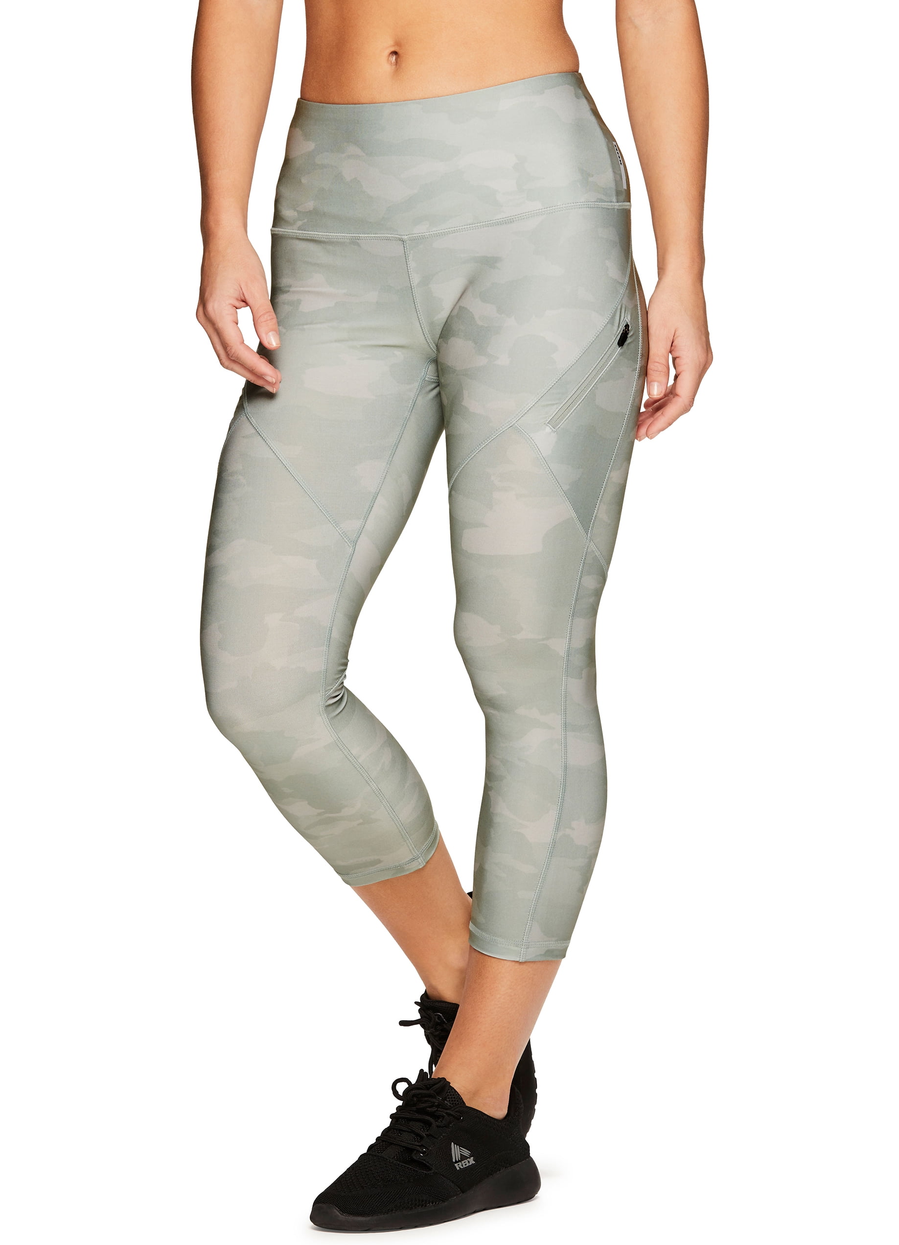Camo Capri Leggings With Pockets