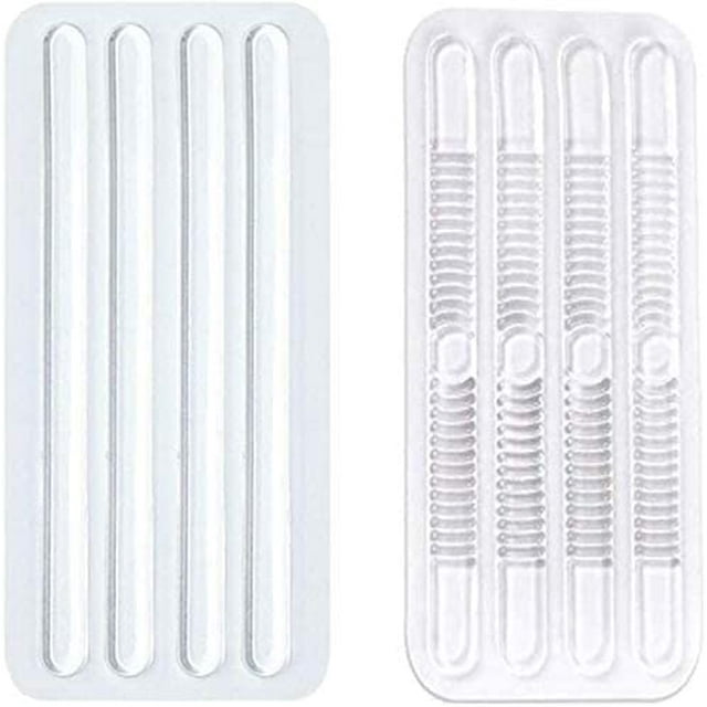 8 piezas de inserciones invisibles para zapatos, empuñadura de correa para zapatos, empuñadura de eslinga para sandalias, mini empuñaduras adhesivas transparentes, protección contra pellizco
