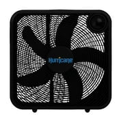 Hurricane 20 Inch Classic Series Floor Box Fan with 3 Speed Settings, Black, 5 Pack