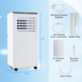thumbnail image 4 of Giantex  6500 BTU(10000 BTU ASHRAE) w/Digital Display,  Air Cooler Dehumidifier Fan for Bedrooms Up to 350 Sq.Ft, 4 of 10