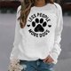 thumbnail image 1 of Pntutb - Camiseta estampada para mujer, blusa de manga larga, cuello redondo, tops casuales, sudadera Pntutb Pntutb-3140, 1 of 4