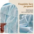 thumbnail image 3 of Triple Lace Bed Skirt Compatible with Queen/King Beds - 17" Length, Ruffled Bed Skirt, Wraparound Bed Skirt, Wrinkle Resistant, 3 of 5