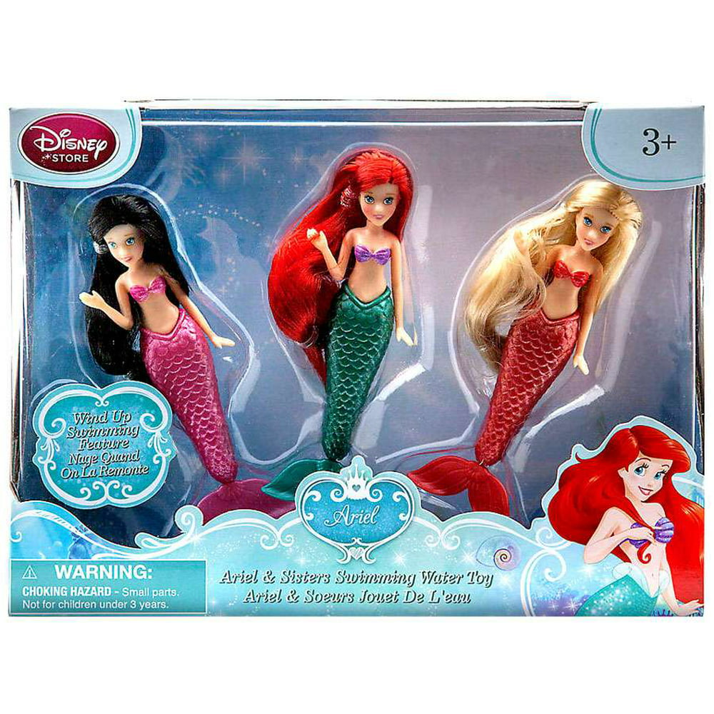 Disney The Little Mermaid Ariel & Sisters Swimming Bath