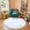 Color 3, variant on Washable Non Slip 3ft Round Rug, Soft Pastel Ribbon Bows Pink Flowers Blue Stars Striped Circle Area Rugs with Tassels Carpet for Nursery Bedroom Living Room Playroom Tent Rug