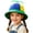 Green, variant on Funny Kid Boys Girls Rainbow Propeller Hat Fisherman Hats Baseball Cap with Propeller Adjustable Cute Cap Snapback Hat for Fun Events