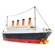SuSenGo Titanic Building Block Kit 1021 Pieces Bricks Education Toy for Kids Adults, Included Lighting Kit and 2 Figures